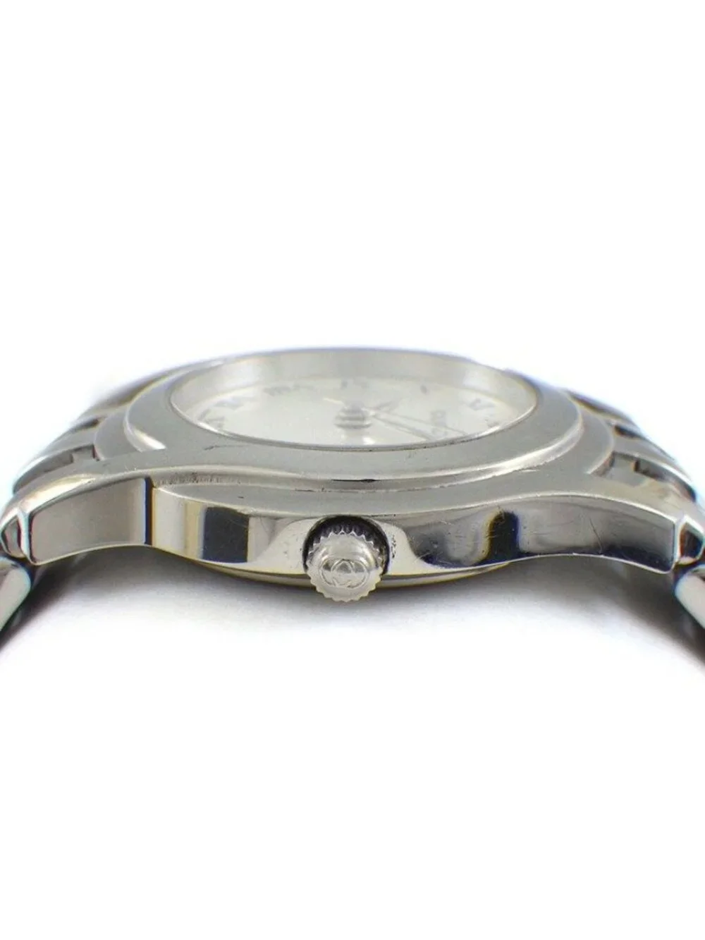 Gucci Watch Class Silver Dial Roman Index Date SS Quartz Analog